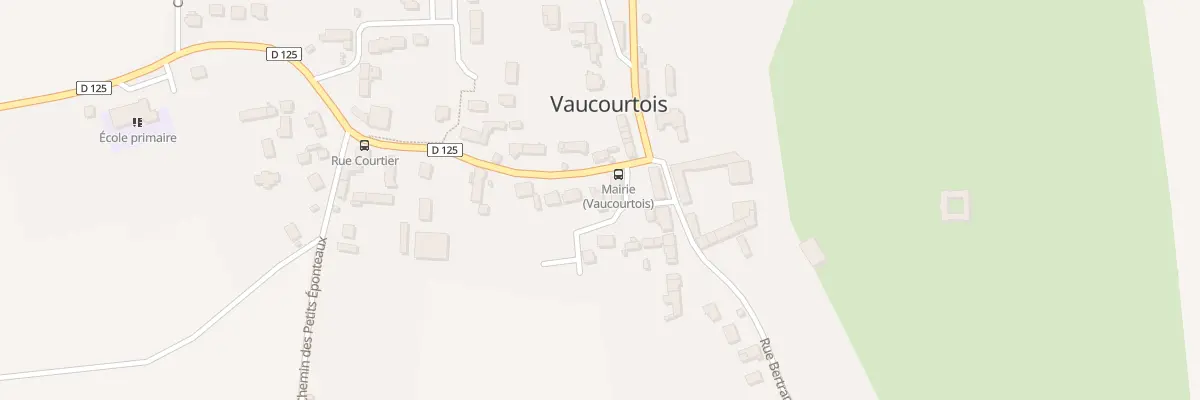 Plan du 2B Pl de la Mairie à Vaucourtois