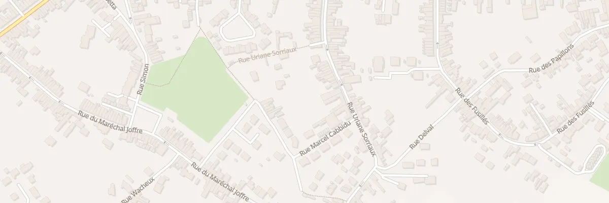 Plan du 60 Rue Uriane Sorriaux à Carvin