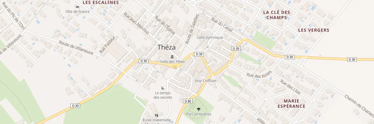 Plan du 8 Pl de la Promenade à Théza
