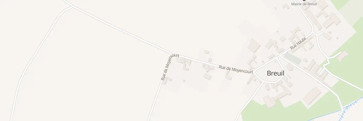 Plan du 9 Rue de Moyencourt à Breuil