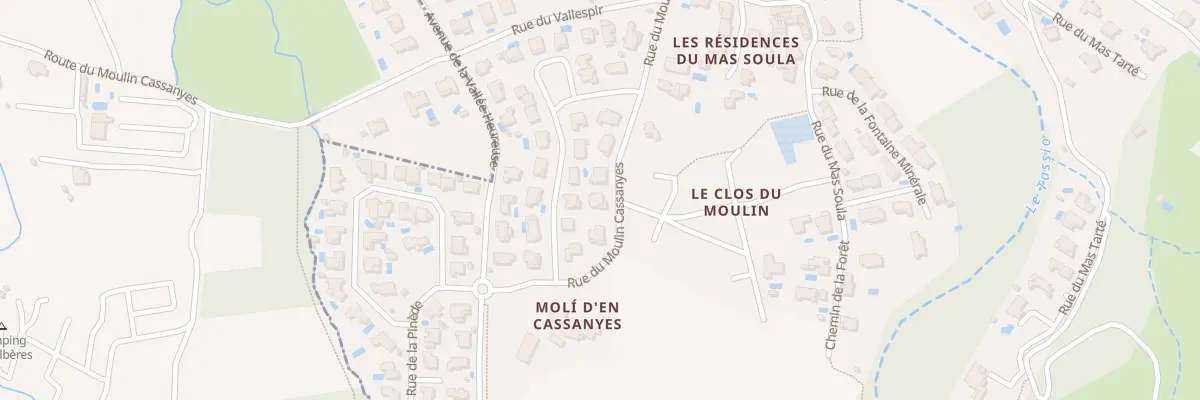 Plan du 32 Rue du Moulin Cassanyes à Sorède