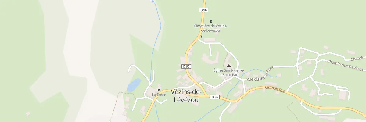Plan du 15 Rue du Château à Vézins-de-Lévézou