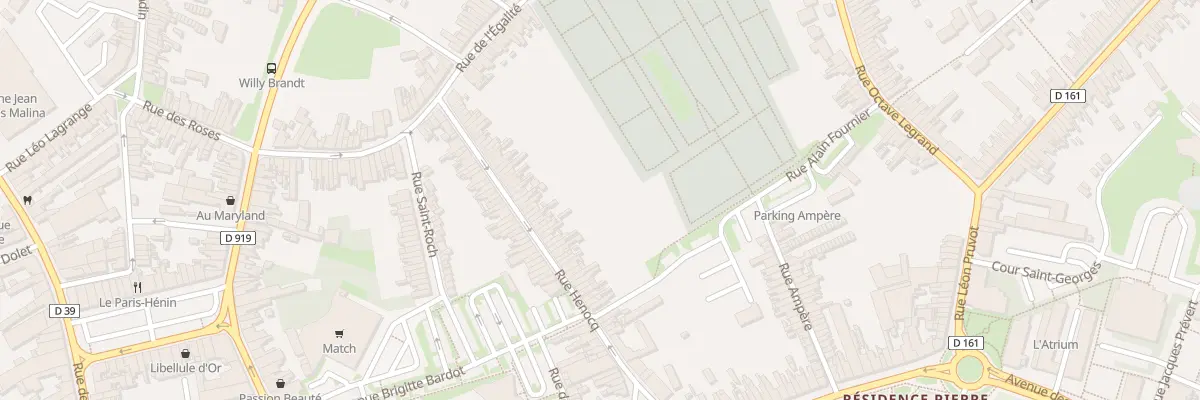 Plan du 186 Rue Hénocq à Hénin-Beaumont