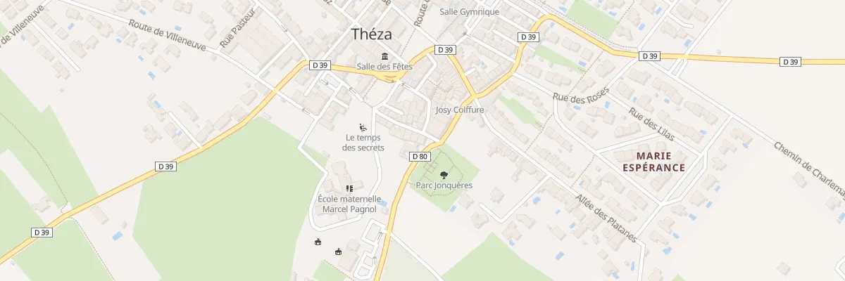 Plan du 9002 Rte de Corneilla à Théza