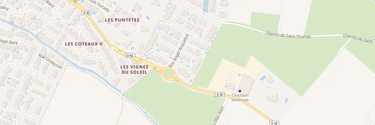 Plan du 1 Rue Roger Roquefort à Cabestany