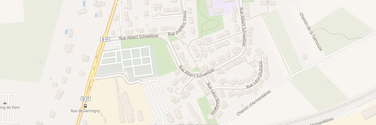 Plan du 25 Rue Albert Schweitzer à Trilport