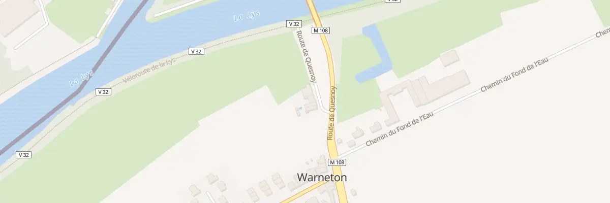 Plan du 8 Rte de Quesnoy à Warneton