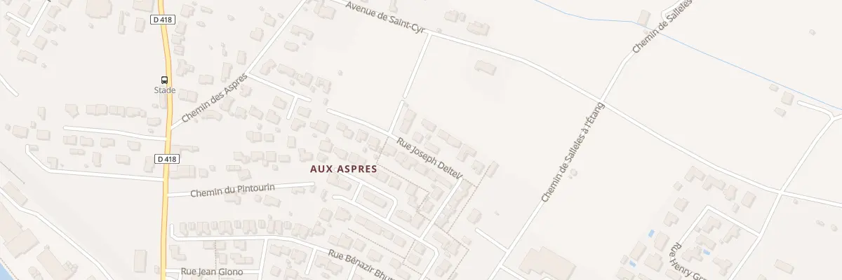 Plan du 21 Rue Joseph Delteil à Sallèles-d’Aude