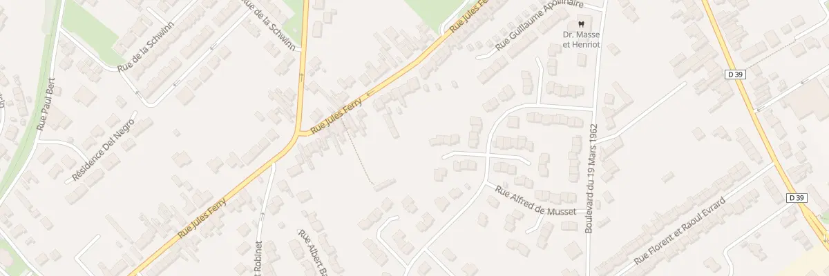 Plan du 361 Rue Jules Ferry à Hénin-Beaumont