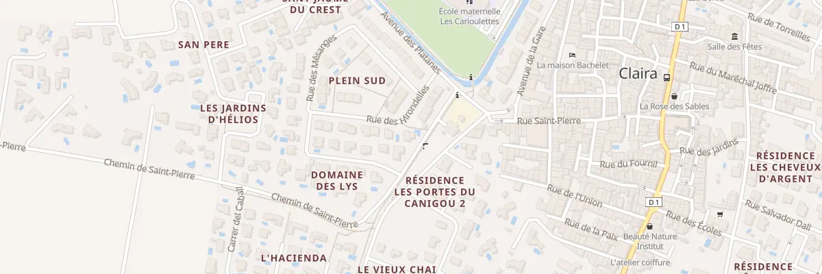 Plan du 11 Rue des Hirondelles à Claira