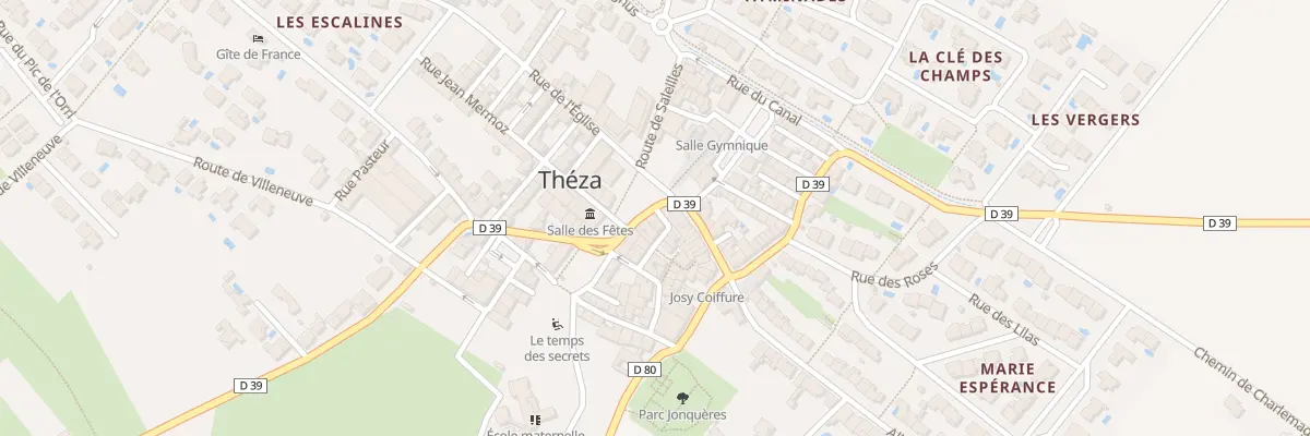 Plan du 12 Pl de la Promenade à Théza