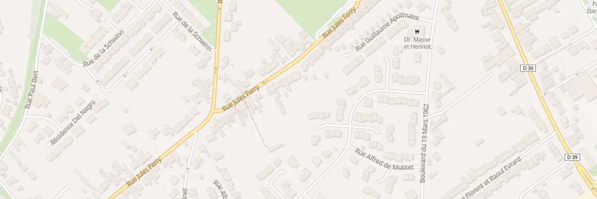 Plan du 353 Rue Jules Ferry à Hénin-Beaumont