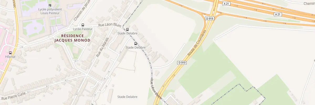 Plan du 506 Rue Léon Blum à Dourges