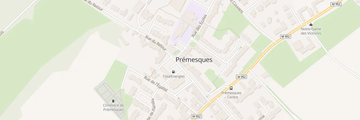 Plan du 126 Rue du Retour à Prémesques