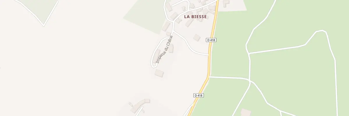 Plan du 1 Imp du Chene - la Biesse à Saint-Angel