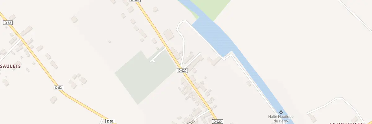 Plan du 1 Rue du Port à Herry