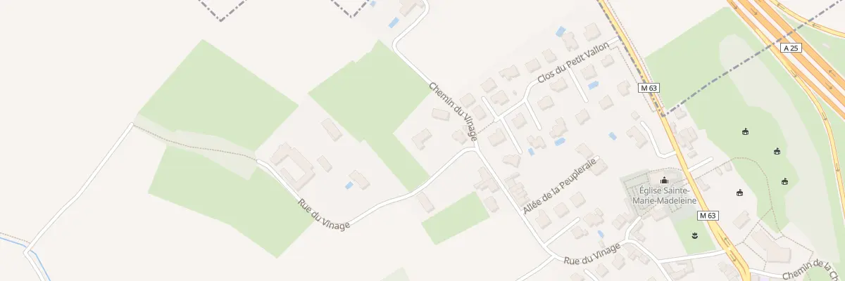 Plan du 34 Rue du Vinage à Englos