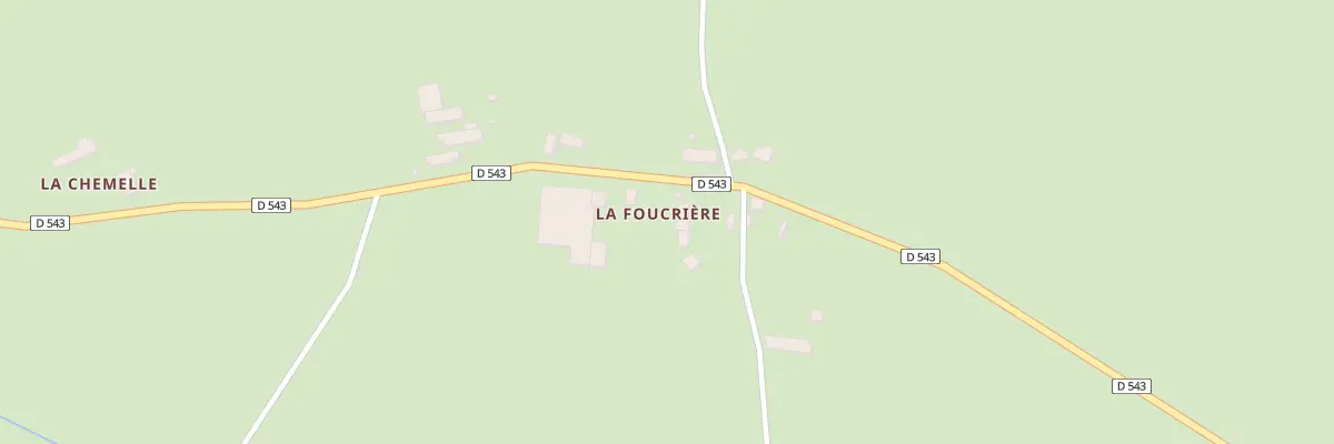 Plan du 2 La Foucriere à Chappes