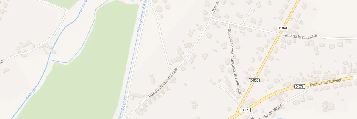 Plan du 12 Rue du Lieutenant Petit à La Guerche-sur-l’Aubois