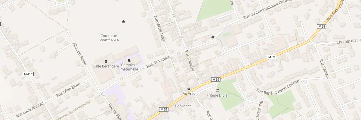 Plan du 7 Rue Franche à Allennes-les-Marais