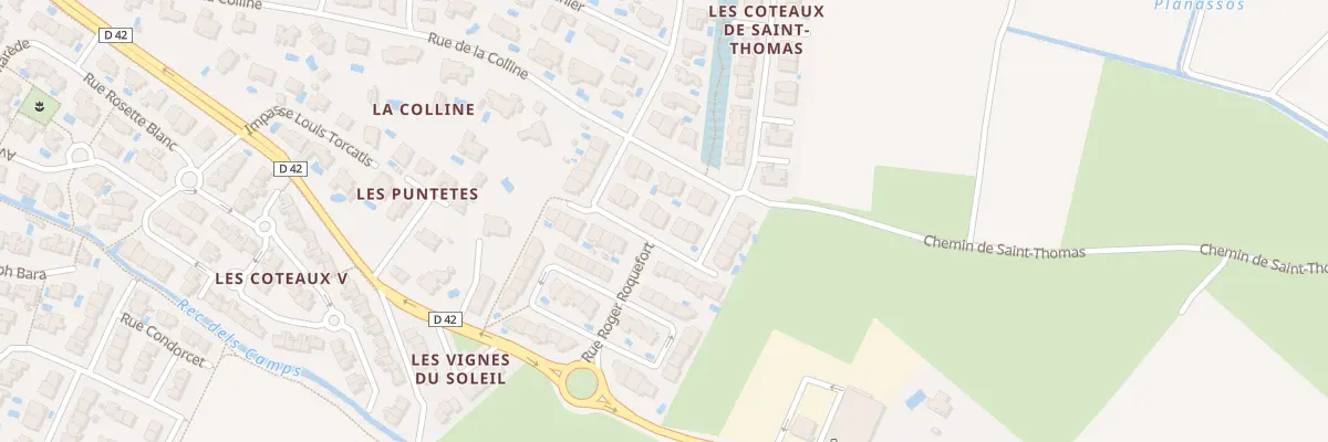 Plan du 7 Rue des Evadés de France à Cabestany