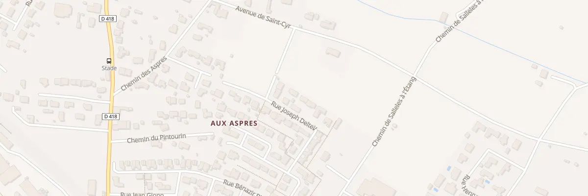 Plan du 23 Rue Joseph Delteil à Sallèles-d’Aude