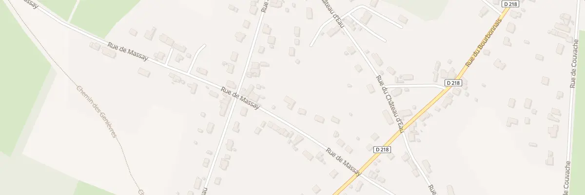 Plan du 22B Rue de Massay à La Guerche-sur-l’Aubois
