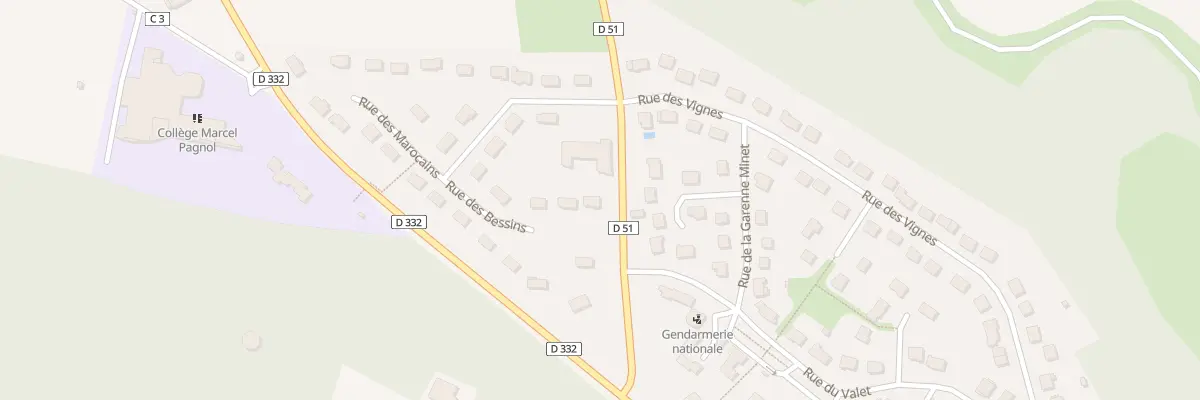 Plan du 8 Rue des Bessins à Betz