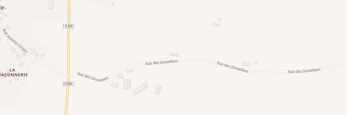 Plan du 1 Rue des Groseillers à La Chapelle-Hugon