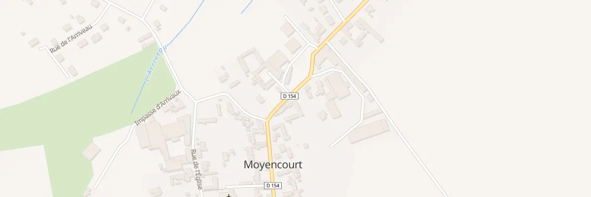Plan du 2 Rue de la Fourchelle à Moyencourt