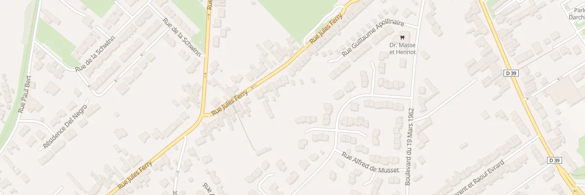 Plan du 337 Rue Jules Ferry à Hénin-Beaumont