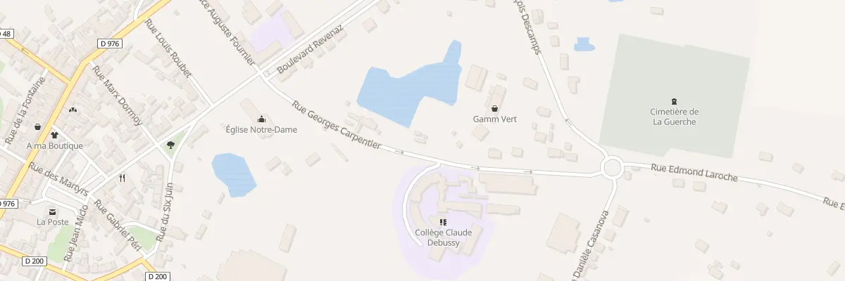 Plan du 6 Rue Georges Carpentier à La Guerche-sur-l’Aubois