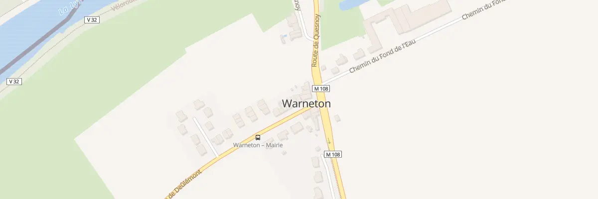 Plan du 2 Rte de Deûlémont à Warneton