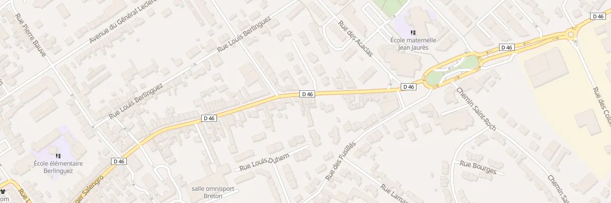Plan du 68 Rue Roger Salengro à Courrières