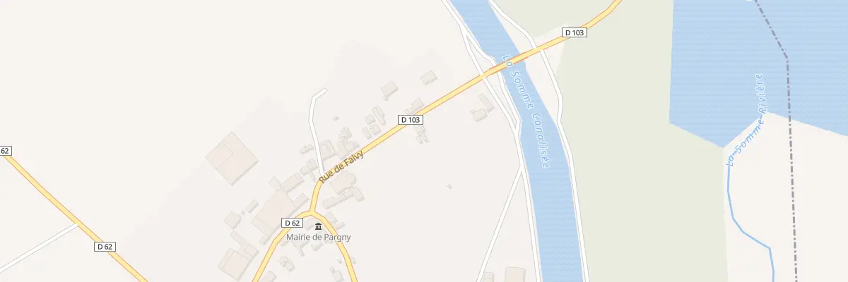 Plan du 6 Rue de Falvy à Pargny