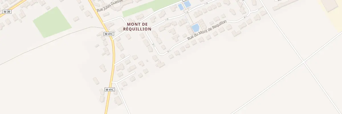 Plan du 49 Rue du Mont de Requillon à Allennes-les-Marais