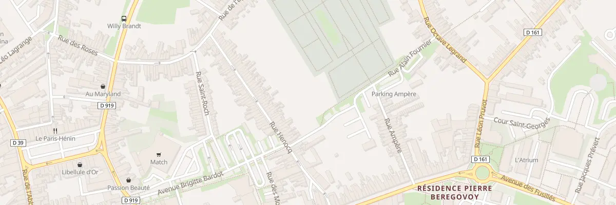 Plan du 154 Rue Hénocq à Hénin-Beaumont