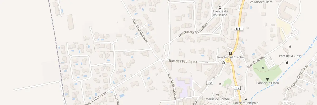 Plan du 18 Rue de la Gabarre à Sorède