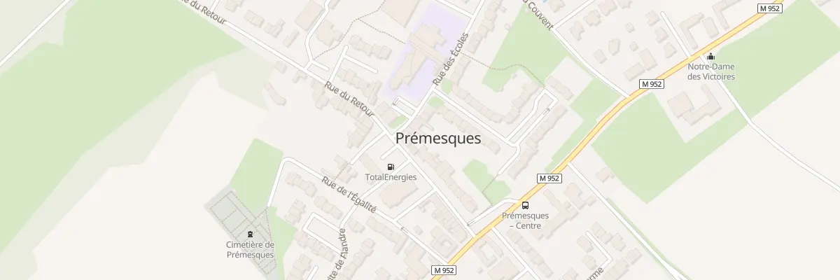Plan du 118 Rue du Retour à Prémesques