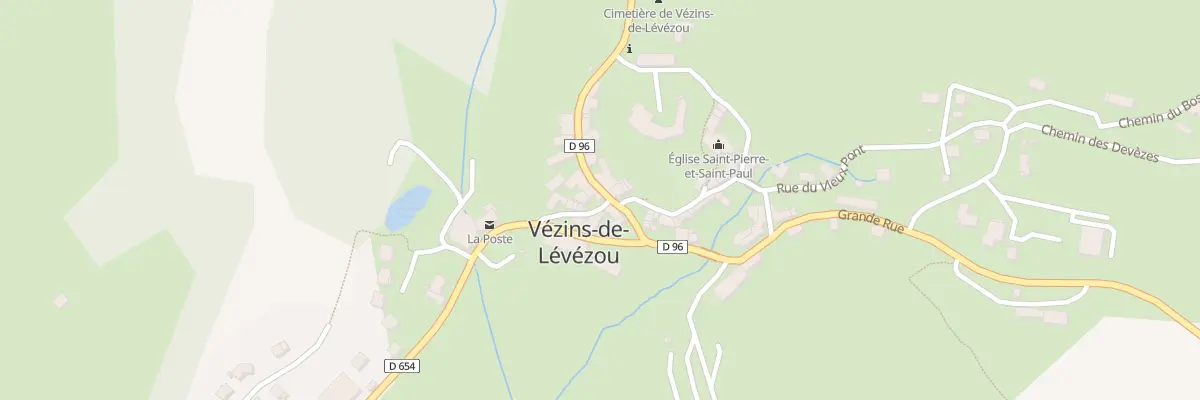 Plan du 7 Rue du Château à Vézins-de-Lévézou