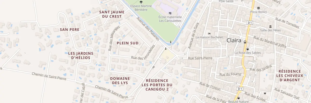 Plan du 5 Rue des Hirondelles à Claira