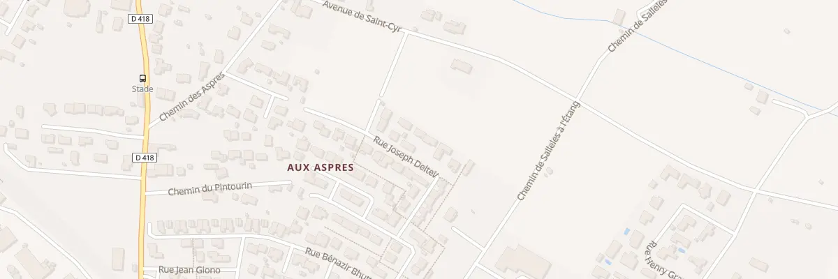 Plan du 17 Rue Joseph Delteil à Sallèles-d’Aude