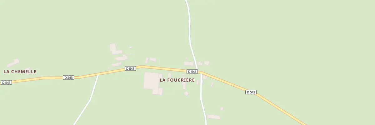 Plan du 5063 La Foucriere à Chappes