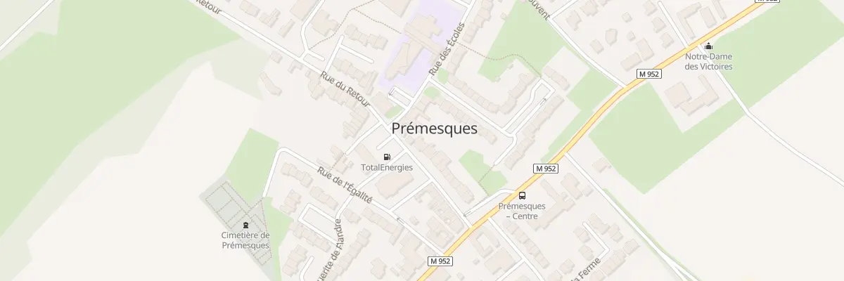 Plan du 106 Rue du Retour à Prémesques