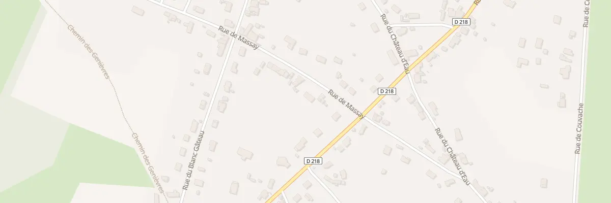Plan du 19B Rue de Massay à La Guerche-sur-l’Aubois