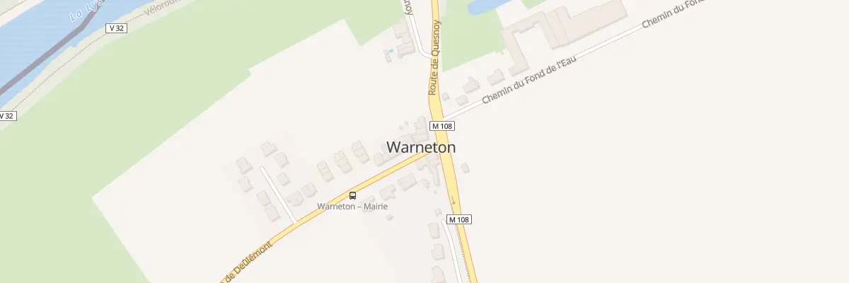 Plan du 18 Rte de Quesnoy à Warneton