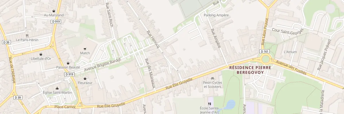 Plan du 64 Rue Hénocq à Hénin-Beaumont