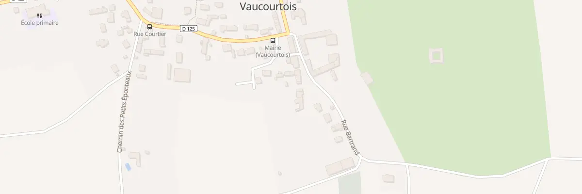Plan du 4T Rue Bertrand à Vaucourtois