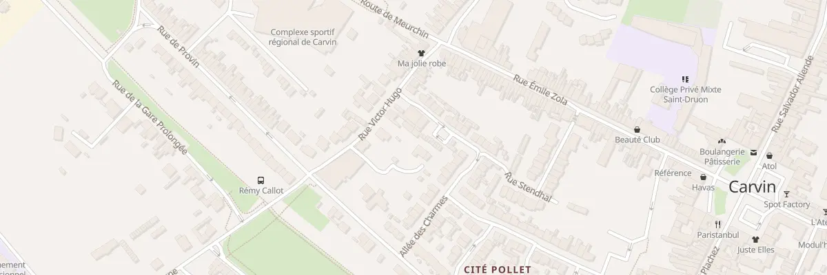 Plan du 35 Rue Voltaire à Carvin