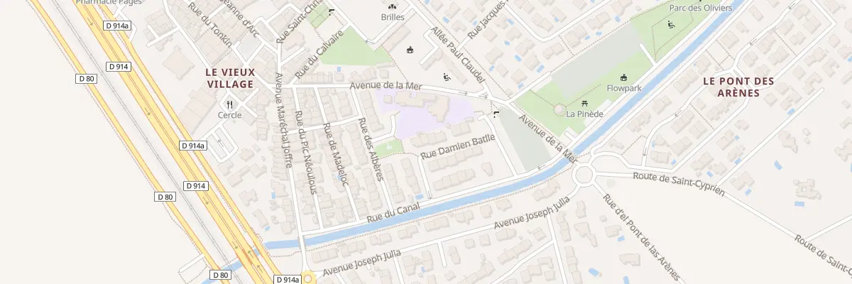 Plan du 11 Rue Damien Batlle à Corneilla-del-Vercol